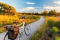 Electric bicycle in Dutch national park The Veluwe