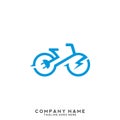 Electric Bike Icon Logo Design Element