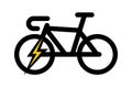 Electric bike symbol