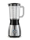 Electric blender. Kitchen appliance, equipment on white