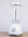 Electric blender kitchen equipment on white background