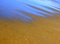 Electric Blue Sand Sheen Royalty Free Stock Photo