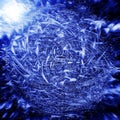 Electric blue vortex Royalty Free Stock Photo