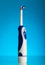 Electric bright beautiful blue toothbrush