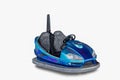 Electric bumper car for kids on white background . Royalty Free Stock Photo