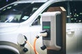 Electric car charging energy in station