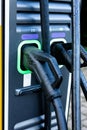 Electric car charging station Royalty Free Stock Photo
