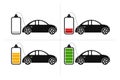 Electric Car Icons