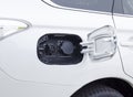 Electric car plug connection