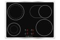 Electric ceramic oven. Cooktop Royalty Free Stock Photo