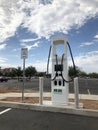 Electric Charging Station For EV Cars. Royalty Free Stock Photo