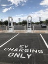 Electric Charging Station For EV Cars. Royalty Free Stock Photo
