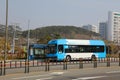 Electric city bus in Busan, South Korea