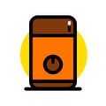 Electric coffee grinder icon