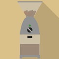 electric coffee grinder. Vector illustration decorative design Royalty Free Stock Photo