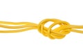 Electric colored wires with knot used in electrical network