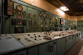 Electric controller room in an old metallurgical firm