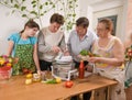 Electric convection oven. Royalty Free Stock Photo