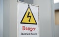 electric danger sign