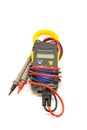 Electric digital multimeter. Royalty Free Stock Photo