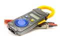 Electric digital multimeter. Royalty Free Stock Photo
