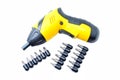 Electric drill driver Royalty Free Stock Photo