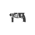 Electric drill vector icon