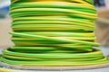 Electric earth cable A Royalty Free Stock Photo