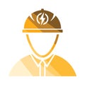 Electric engineer icon