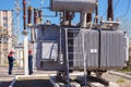 Electric equipment of power transformer substation