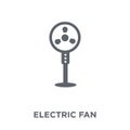electric fan icon from Electronic devices collection. Royalty Free Stock Photo