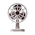 Electric Fan Icon Royalty Free Stock Photo