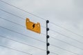 Electric Fence and Danger Sign Royalty Free Stock Photo