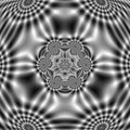 Electric field pattern with abstract wavy shapes