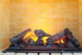 Electric fireplace Royalty Free Stock Photo