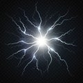 Electric flash of lightning