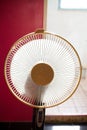 A Electric floor fan. Royalty Free Stock Photo