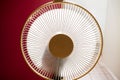 A Electric floor fan. Royalty Free Stock Photo