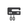 Electric food mixer vector icon