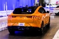 Electric Ford Mustang GT is showing during NYIAS at Jacobs Javits Center on Press Day 1 First show after 2019