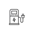 Electric Fuel Pump outline icon
