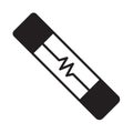 Electric fuse icon vector for graphic design, logo, web site, social media, mobile app, ui illustration