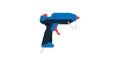 Electric glue gun side view. Power tools for home, construction and finishing work. Professional worker tool. Vector