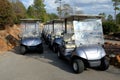 Electric Golf Carts Royalty Free Stock Photo