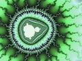 Electric green mandelbrot fractal formula