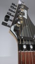 Electric guitar close up rendering