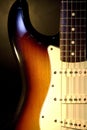 Electric guitar closeup