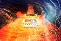 Electric guitar concept Royalty Free Stock Photo