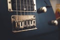 Electric guitar details Royalty Free Stock Photo