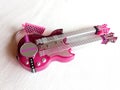 Electric guitar doubled fingerboard tensioners rock n roll children toy star soloist